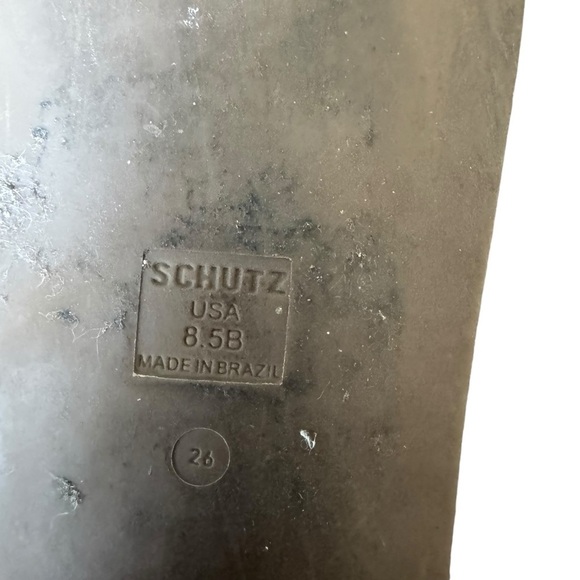 Schutz - Alcina Clear Strap Rhinestone Sandals Sz 8.5 - Picture 8 of 11